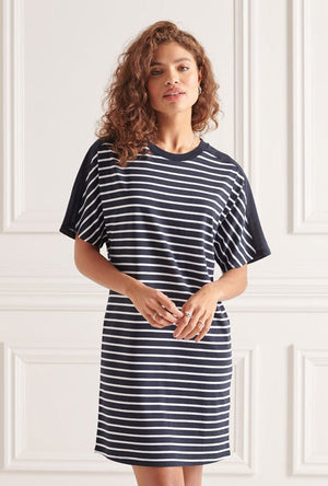 SUPERDRY COTTON MODAL TSHIRT DRESS