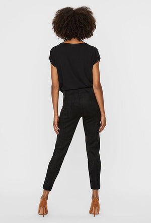 VERO MODA CAVA FAUX SUEDE LEGGINGS