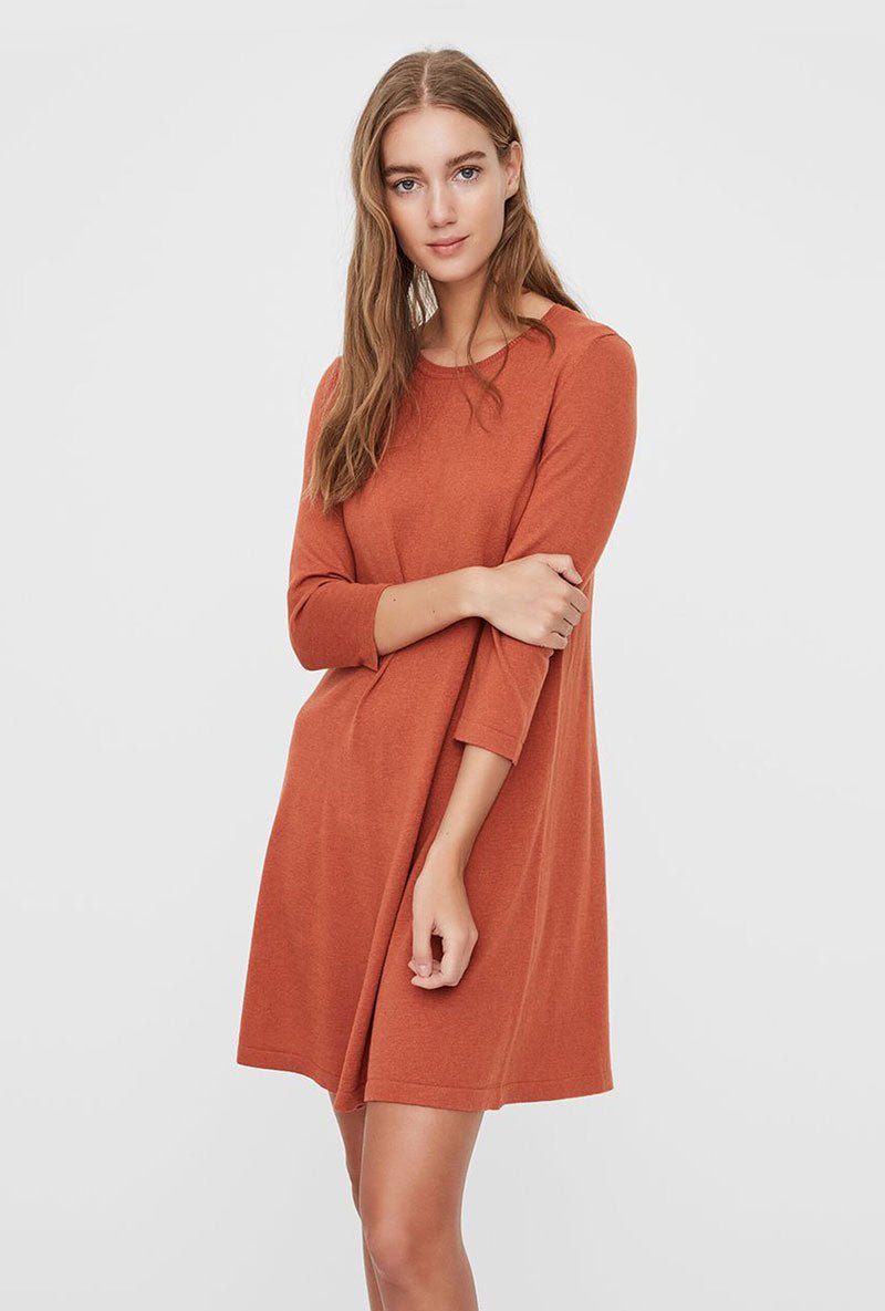 VERO MODA FELICITY O NECK DRESS