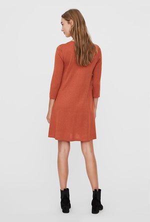 VERO MODA FELICITY O NECK DRESS