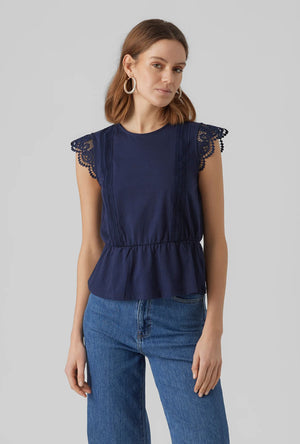 VERO MODA CAIA SL LACE TOP