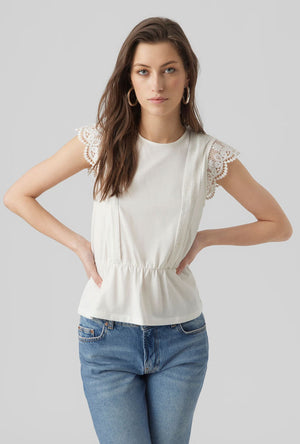 VERO MODA CAIA SL LACE TOP